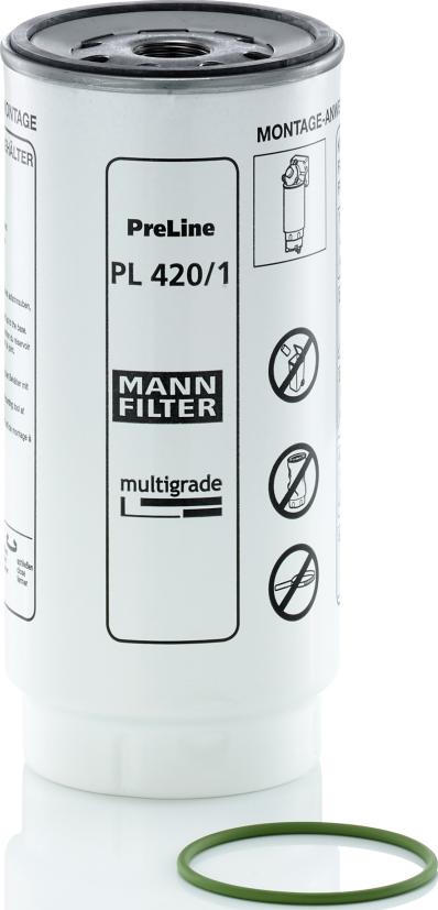 Mann-Filter PL 420/1 x - Паливний фільтр avtolavka.club