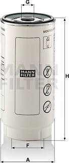 Mann-Filter PL 420/7 x - Паливний фільтр avtolavka.club