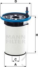 Mann-Filter PU 7005 - Паливний фільтр avtolavka.club