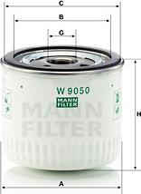 Mann-Filter W 9050 - Масляний фільтр avtolavka.club