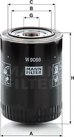Mann-Filter W 9066 - Масляний фільтр avtolavka.club