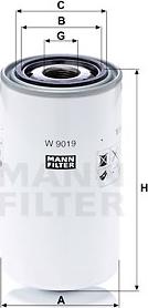 Mann-Filter W 9019 - Масляний фільтр avtolavka.club