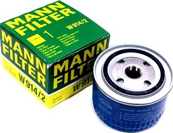 Mann-Filter W 914/2 (10) - Масляний фільтр avtolavka.club