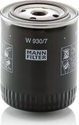 Mann-Filter W 930/7 - Масляний фільтр avtolavka.club