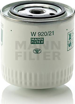Mann-Filter W 920/21 (10) - Масляний фільтр avtolavka.club