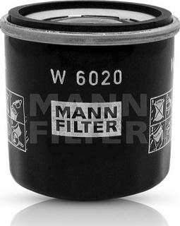 Mann-Filter W 6020 - Масляний фільтр avtolavka.club