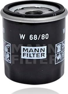 Mann-Filter W 68/80 - Масляний фільтр avtolavka.club
