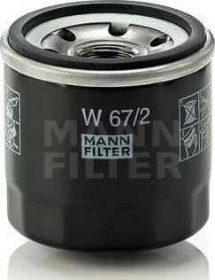 Mann-Filter W 67/81 - Масляний фільтр avtolavka.club
