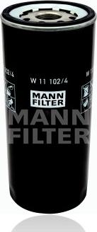 Mann-Filter W 11 102/4 - Масляний фільтр avtolavka.club