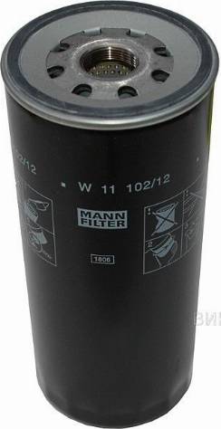 Mann-Filter W 11 102/12 - Масляний фільтр avtolavka.club