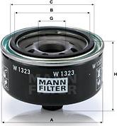 Mann-Filter W 1323 - Масляний фільтр avtolavka.club