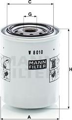 Mann-Filter W 8010 - Масляний фільтр avtolavka.club