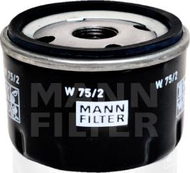 Mann-Filter W 75/2 - Масляний фільтр avtolavka.club