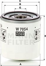 Mann-Filter W 7054 - Масляний фільтр avtolavka.club