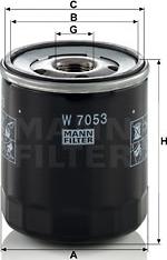 Mann-Filter W 7053 - Масляний фільтр avtolavka.club