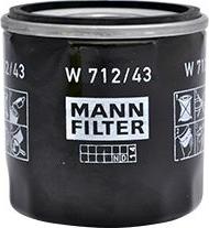 Mann-Filter W 712/43 - Масляний фільтр avtolavka.club