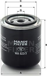 Mann-Filter WA 923/3 - Фільтр для охолоджуючої рідини avtolavka.club