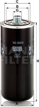 Mann-Filter WD962/9 - Масляний фільтр avtolavka.club