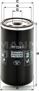 Mann-Filter WD 724/5 - Гідрофільтри, автоматична коробка передач avtolavka.club
