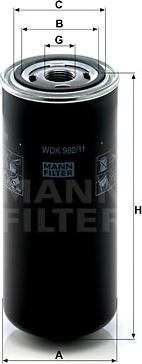 Mann-Filter WDK 962/11 - Паливний фільтр avtolavka.club