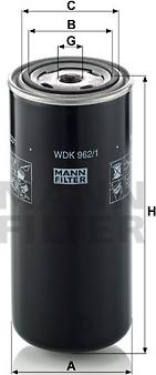 Mann-Filter WDK 962/1 - Паливний фільтр avtolavka.club