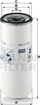 Mann-Filter WDK 11 102/4 - Паливний фільтр avtolavka.club