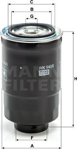 Mann-Filter WK 940/6 x - Паливний фільтр avtolavka.club