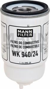Mann-Filter WK 940/24 - Паливний фільтр avtolavka.club