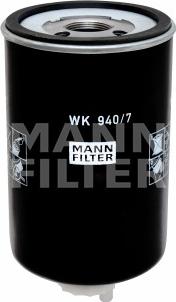 Mann-Filter WK 940/7 - Паливний фільтр avtolavka.club