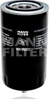 Mann-Filter WK 955/2 - Паливний фільтр avtolavka.club