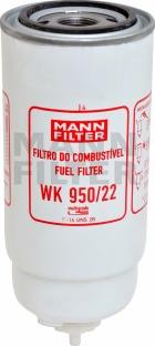 Mann-Filter WK 950/22 - Паливний фільтр avtolavka.club