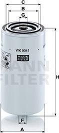 Mann-Filter WK 9041 x - Паливний фільтр avtolavka.club