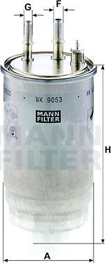 Mann-Filter WK 9053 z - Паливний фільтр avtolavka.club