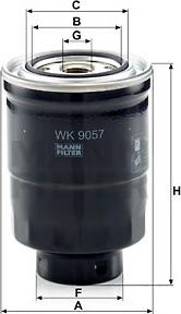Mann-Filter WK 9057 z - Паливний фільтр avtolavka.club