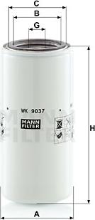 Mann-Filter WK 9037 x - Паливний фільтр avtolavka.club