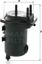 Mann-Filter WK 939/12 x - Паливний фільтр avtolavka.club