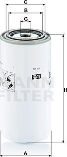 Mann-Filter WK 929 x - Паливний фільтр avtolavka.club