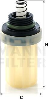 Mann-Filter WK 4001 - Паливний фільтр avtolavka.club