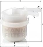 Mann-Filter WK 42/10 - Паливний фільтр avtolavka.club