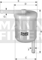 Mann-Filter WK 42/11 - Паливний фільтр avtolavka.club