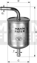 Mann-Filter WK 710/1 - Паливний фільтр avtolavka.club