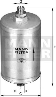 Mann-Filter WK 830/11 - Паливний фільтр avtolavka.club