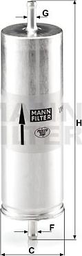 Mann-Filter WK 516 - Паливний фільтр avtolavka.club