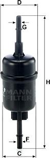 Mann-Filter WK 511/2 - Паливний фільтр avtolavka.club