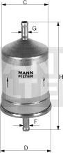 Mann-Filter WK 79/80 - Паливний фільтр avtolavka.club