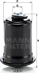 Mann-Filter WK 614/10 - Паливний фільтр avtolavka.club