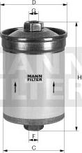 Mann-Filter WK 68/2 - Паливний фільтр avtolavka.club
