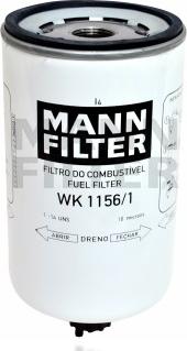 Mann-Filter WK 1156/1 - Паливний фільтр avtolavka.club