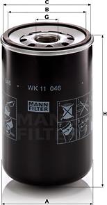 Mann-Filter WK 11 046 - Паливний фільтр avtolavka.club