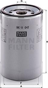 Mann-Filter WK 11 042 z - Паливний фільтр avtolavka.club